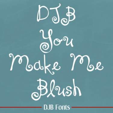 Djbfonts Youmakemeblush