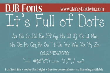 Djbfonts Itsfullofdots2