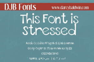 Djbfonts Thisfontisstressed5