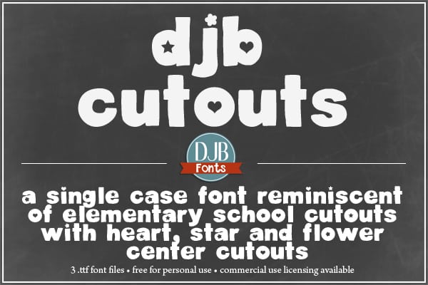 Djbfonts Cutouts1