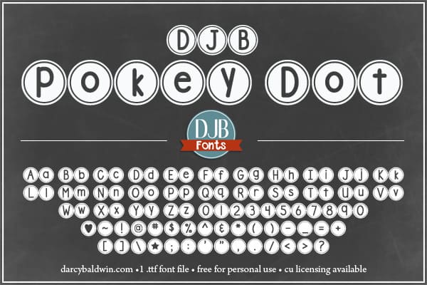 Djbfonts Pokeydot 2