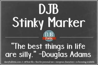 Djbfonts Stinkymarker 2