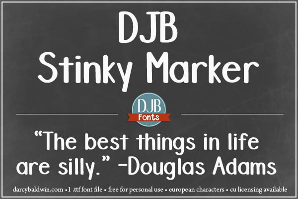 Djbfonts Stinkymarker 2