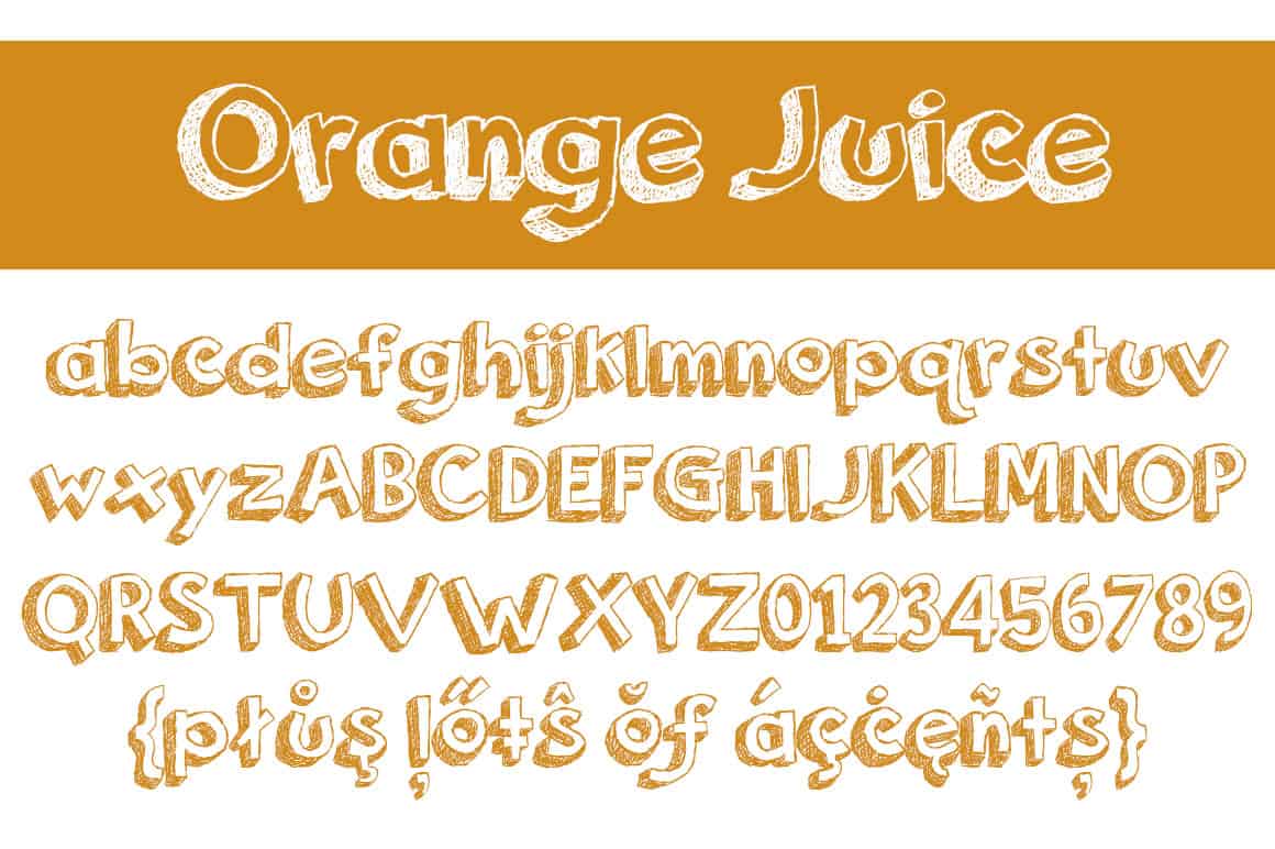 Orange Juice Letters