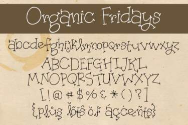 Organic Fridays Letters