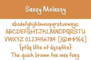 Sassy Molassy Letters
