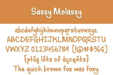 Sassy Molassy Letters