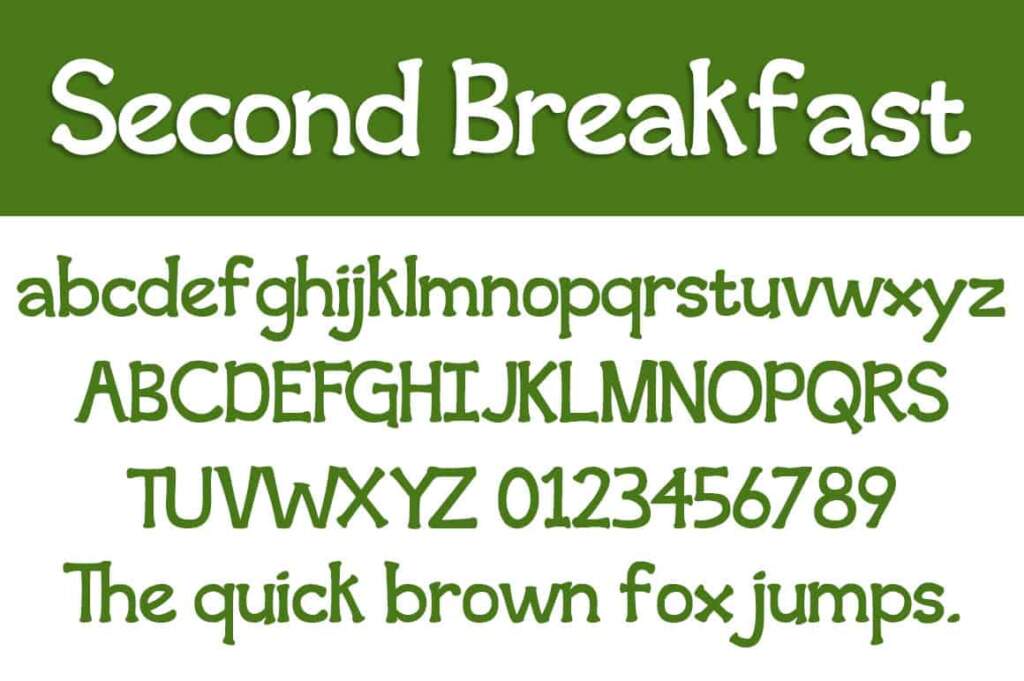 Second Breakfast Letters