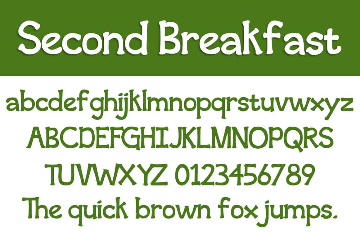 Second Breakfast Letters