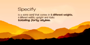 Specify Poster02