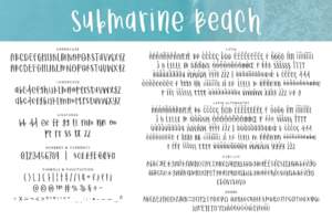 Submarine Beach Letters