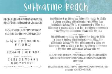 Submarine Beach Letters