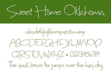 Sweet Home Oklahoma Letters
