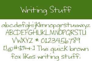 Writing Stuff Letters