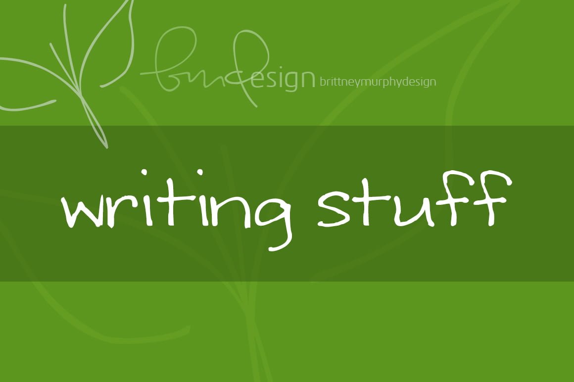 Writing Stuff