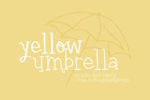 Yellow Umbrella Font Family
