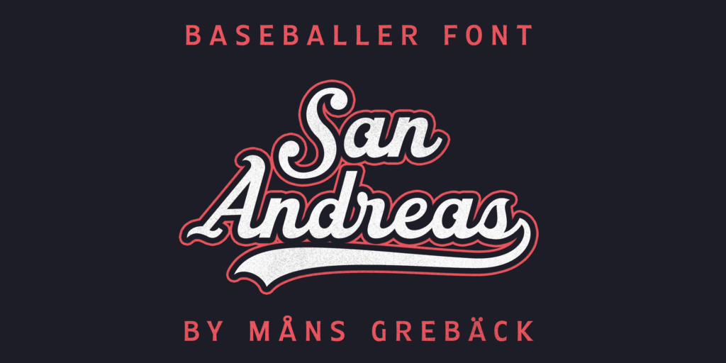 San Andreas Font