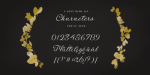 Elegant Calligraphy Poster06