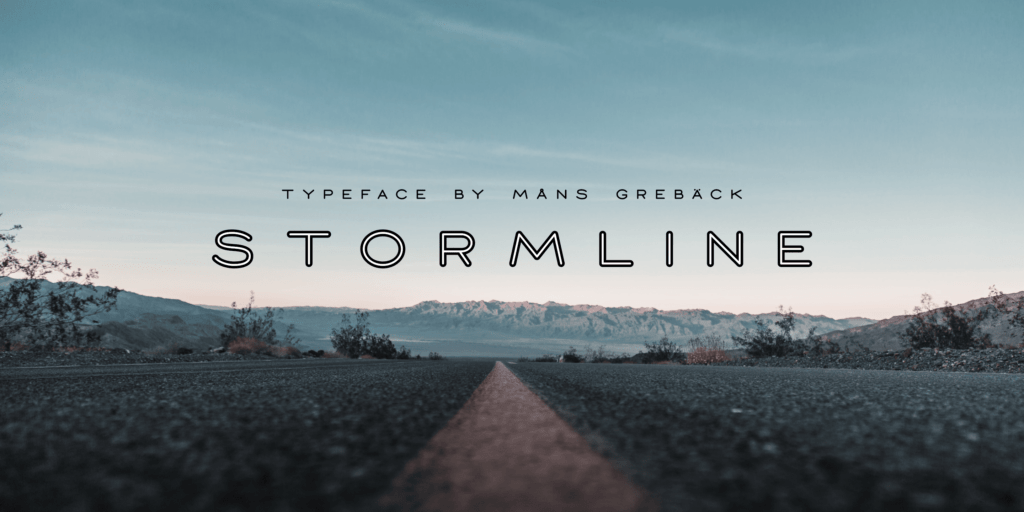 Stormline Font