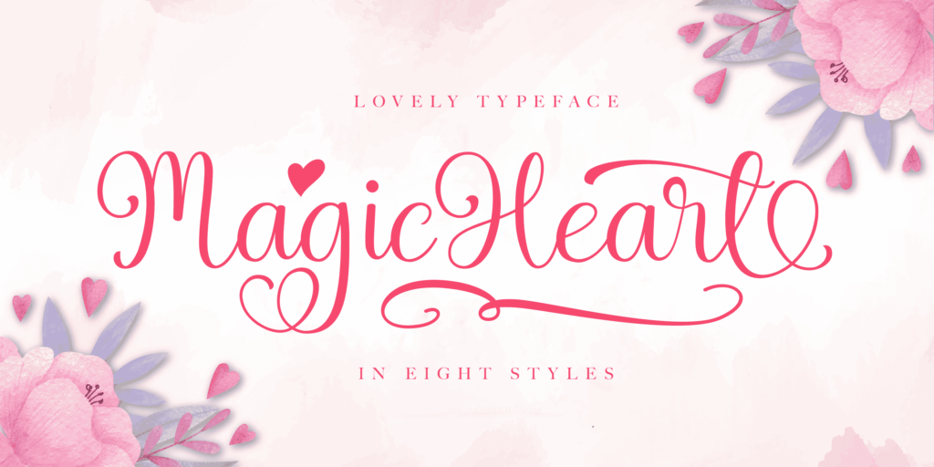 Magic Heart Font