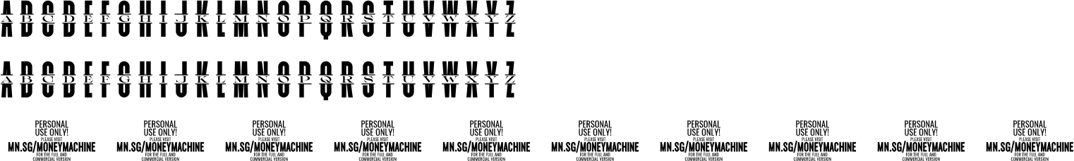 Moneymachine Character Map