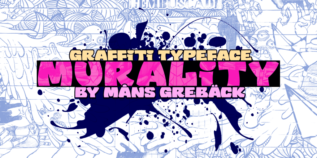 Murality Font Poster