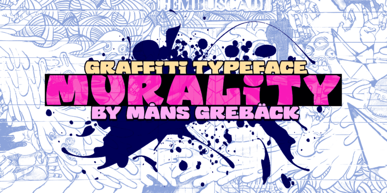 Murality Font Poster