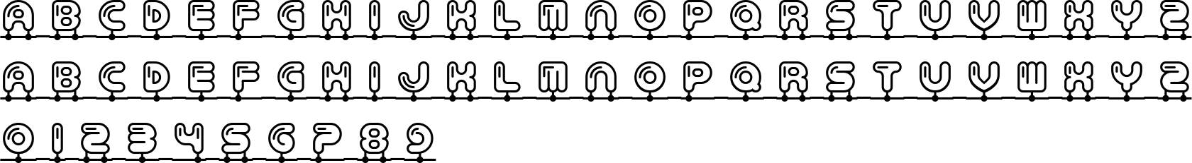 Balloonatic Character Map