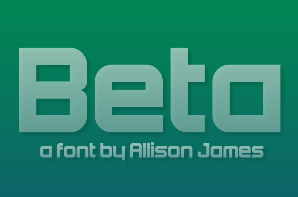 Beta Font
