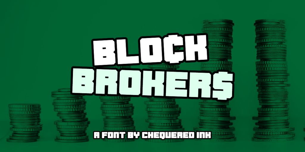 Blockbrokers Font