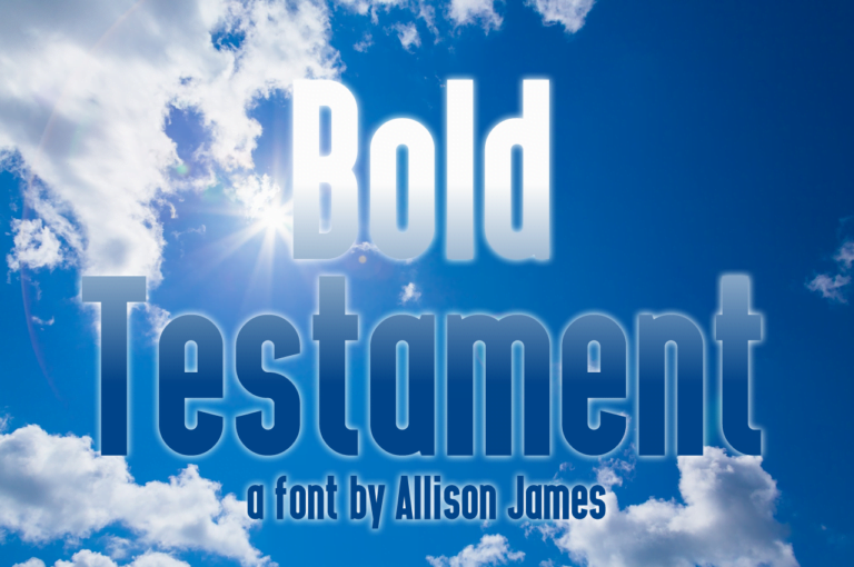 Bold Testament Font