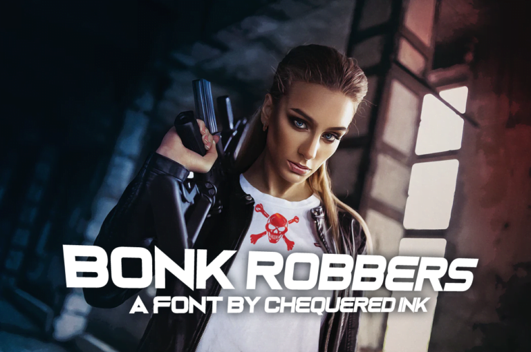 Bonk Robbers Font