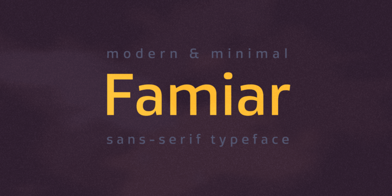 Famiar font