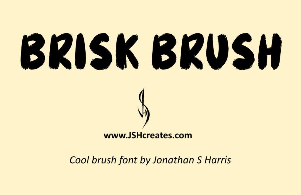 Brisk Brush Font