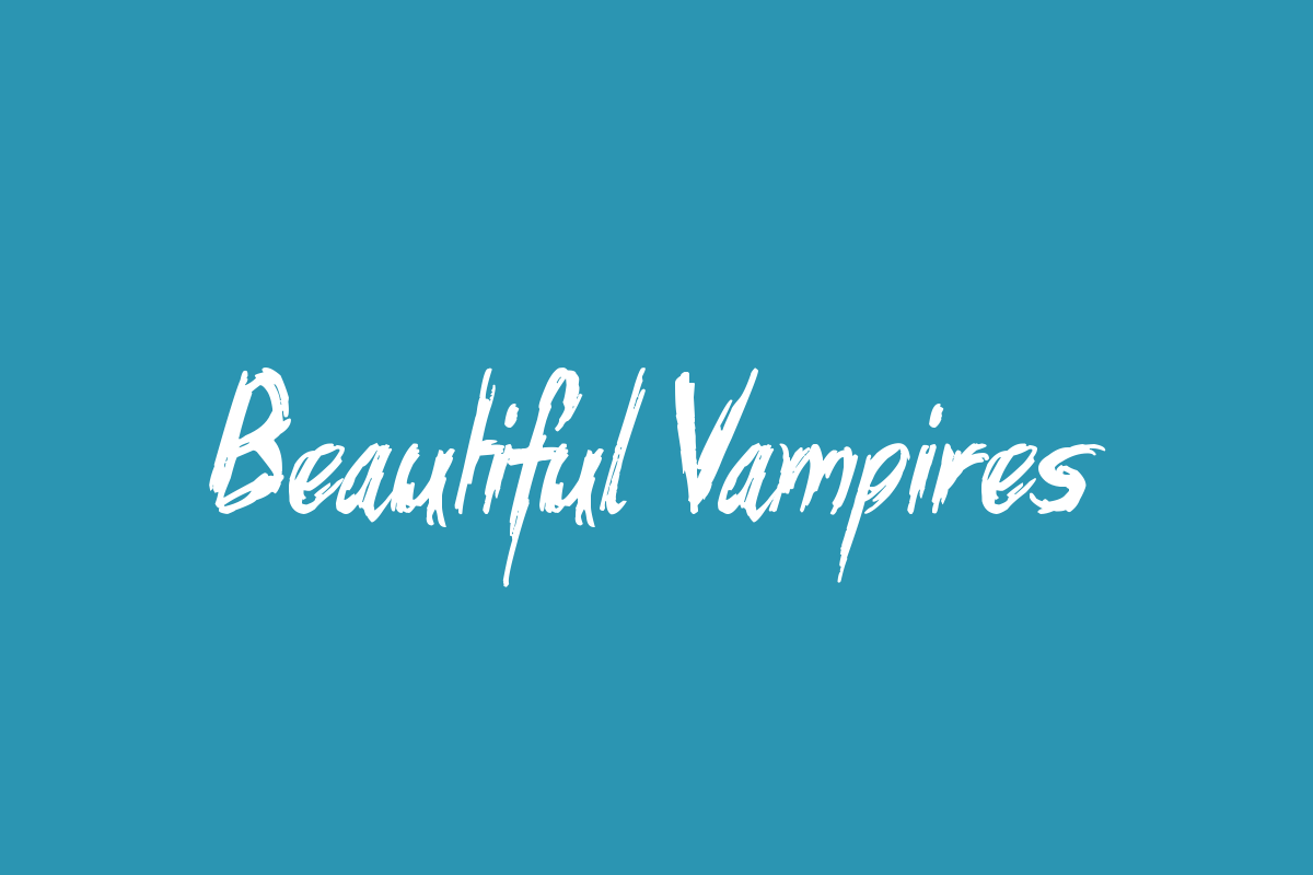 Beautiful Vampires Font