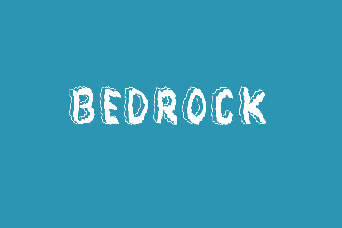 Bedrock Font