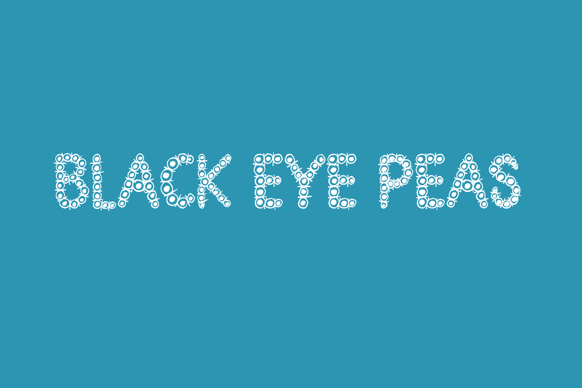 Black Eye Peas Font