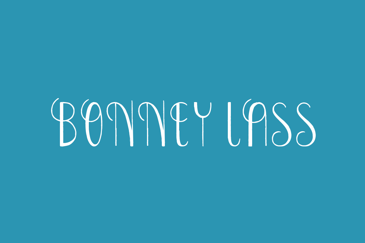 Bonney Lass Font