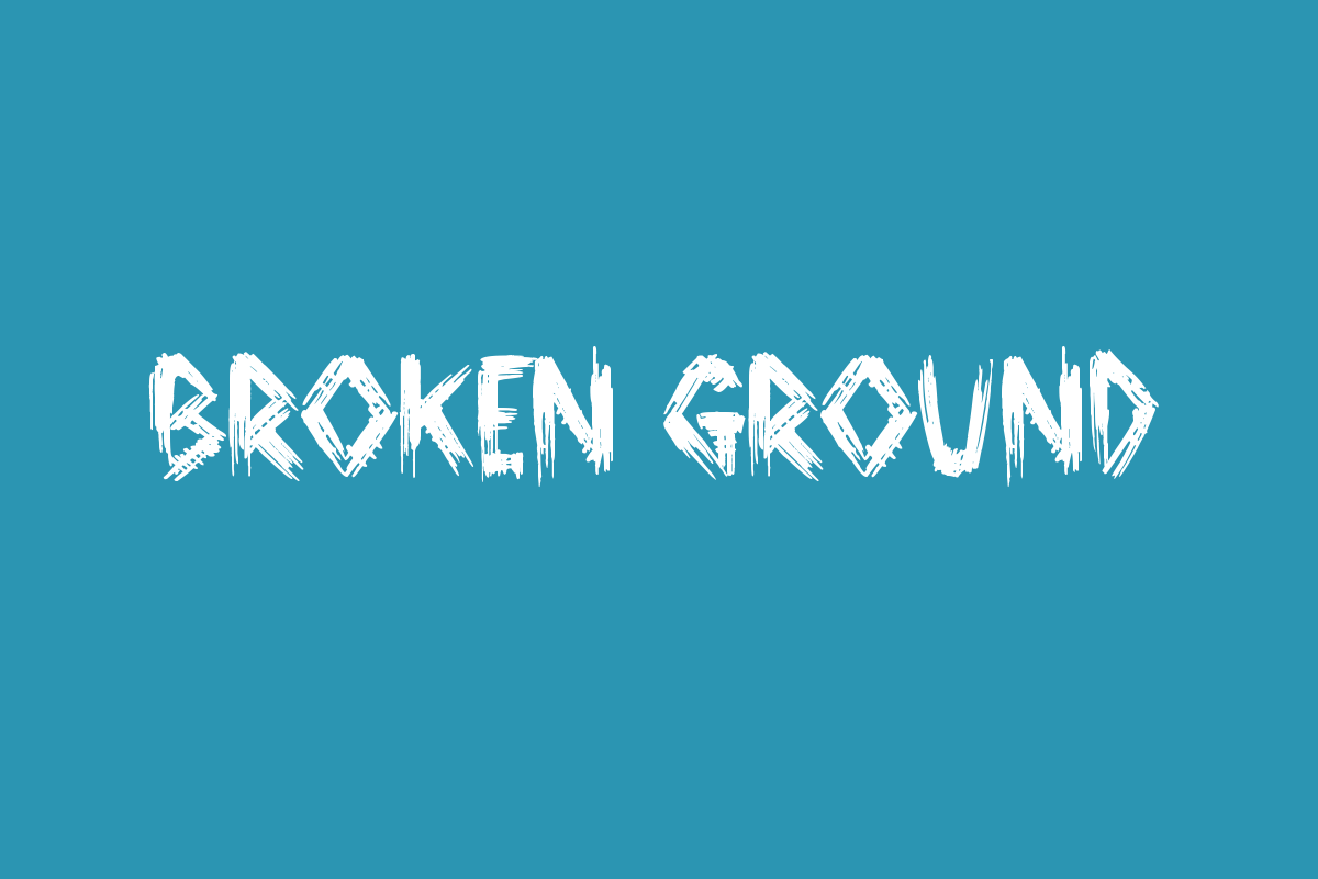 Broken Ground Font