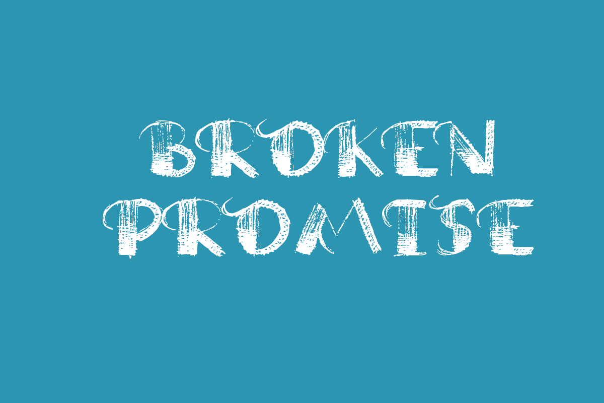 Broken Promise Font