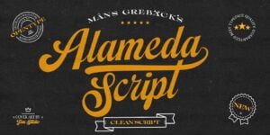 Alameda Script Graphic