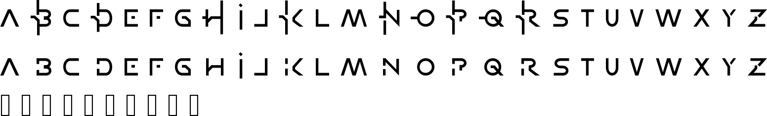 Horizon Character Map