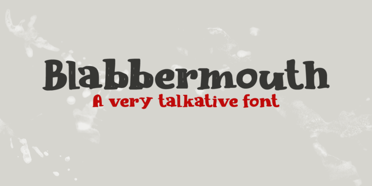 Blabbermouth Font