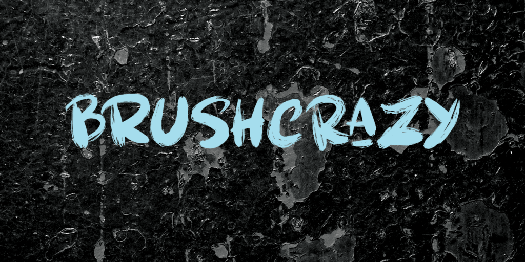 Brushcrazy Font