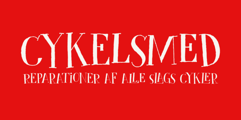 Cykelsmed Font