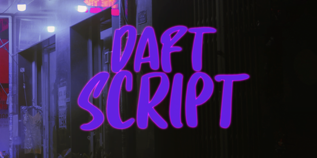 Daft Script Font