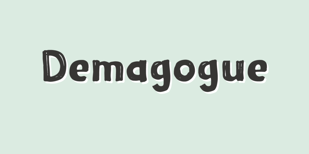 Demagogue Font