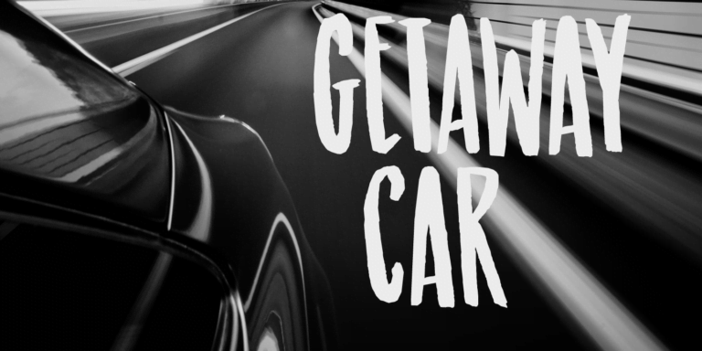 Getaway Car Font