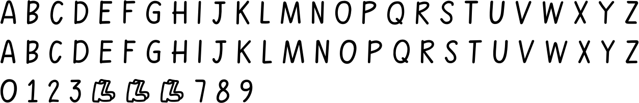 Gumboots Character Map