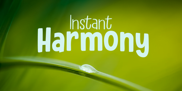 Instant Harmony Font